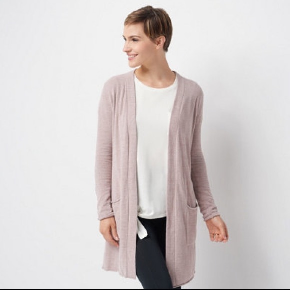 Barefoot Dreams Sweaters - ⭐️BAREFOOT DREAMS ⭐️COZY CHIC CARDIGAN SZ S 🎀ROSE